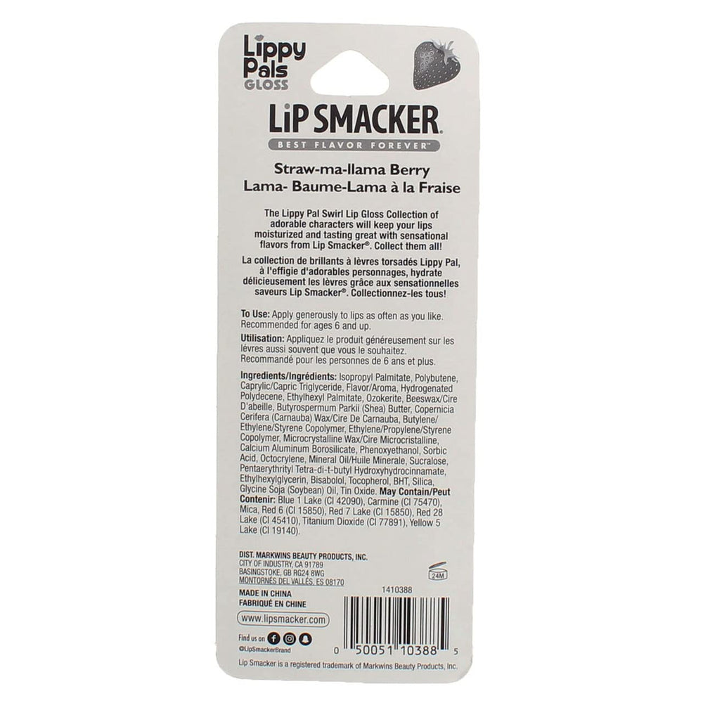 Lip Smacker Lippy Pals Swirls Llama, aplicación cremosa para labios