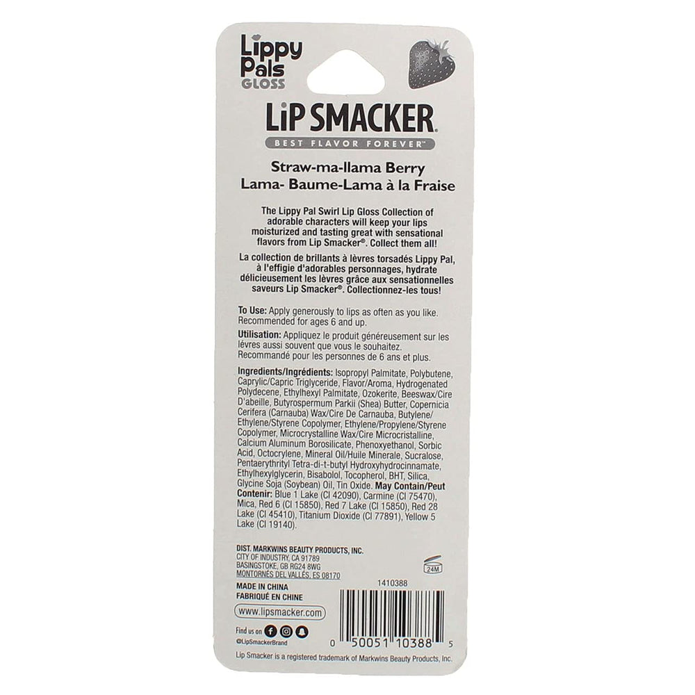 Lip Smacker Lippy Pals Swirls Llama, fórmula vegana para labios
