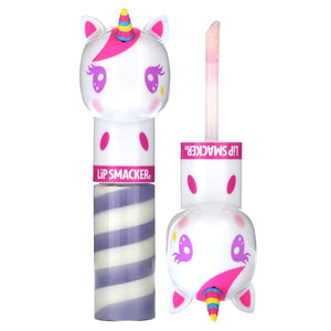 Lip Smacker Lippy Pals Swirls Unicorn, glaseado brillante para labios hidratados.
