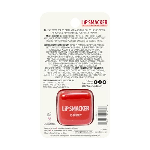 Lip Smacker Minnie Joyful Algodón de Azúcar, bálsamo claro que suaviza labios