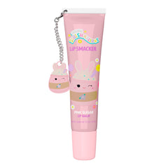 Bálsamo Lip Smacker Squishmallows sabor Pink Sugar, ideal para hidratar labios