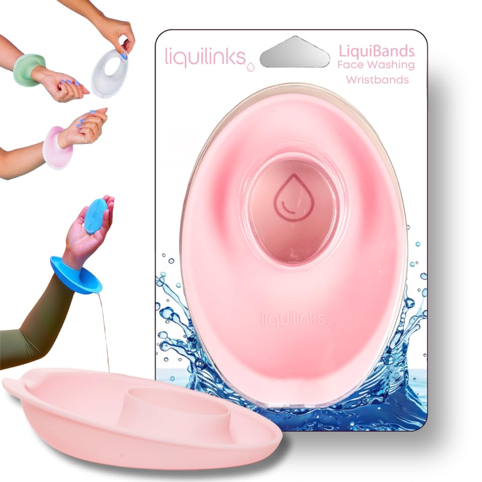 Liquilinks LiquiBands: banda para lavado de cara que evita goteos en mangas