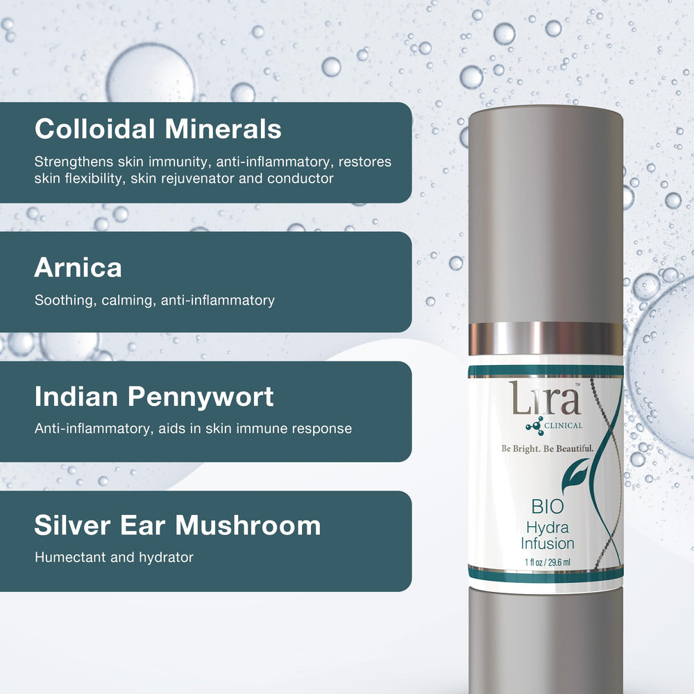 Lira Clinical BIO Hydra Infusion: tamaño de viaje para cuidado diario.