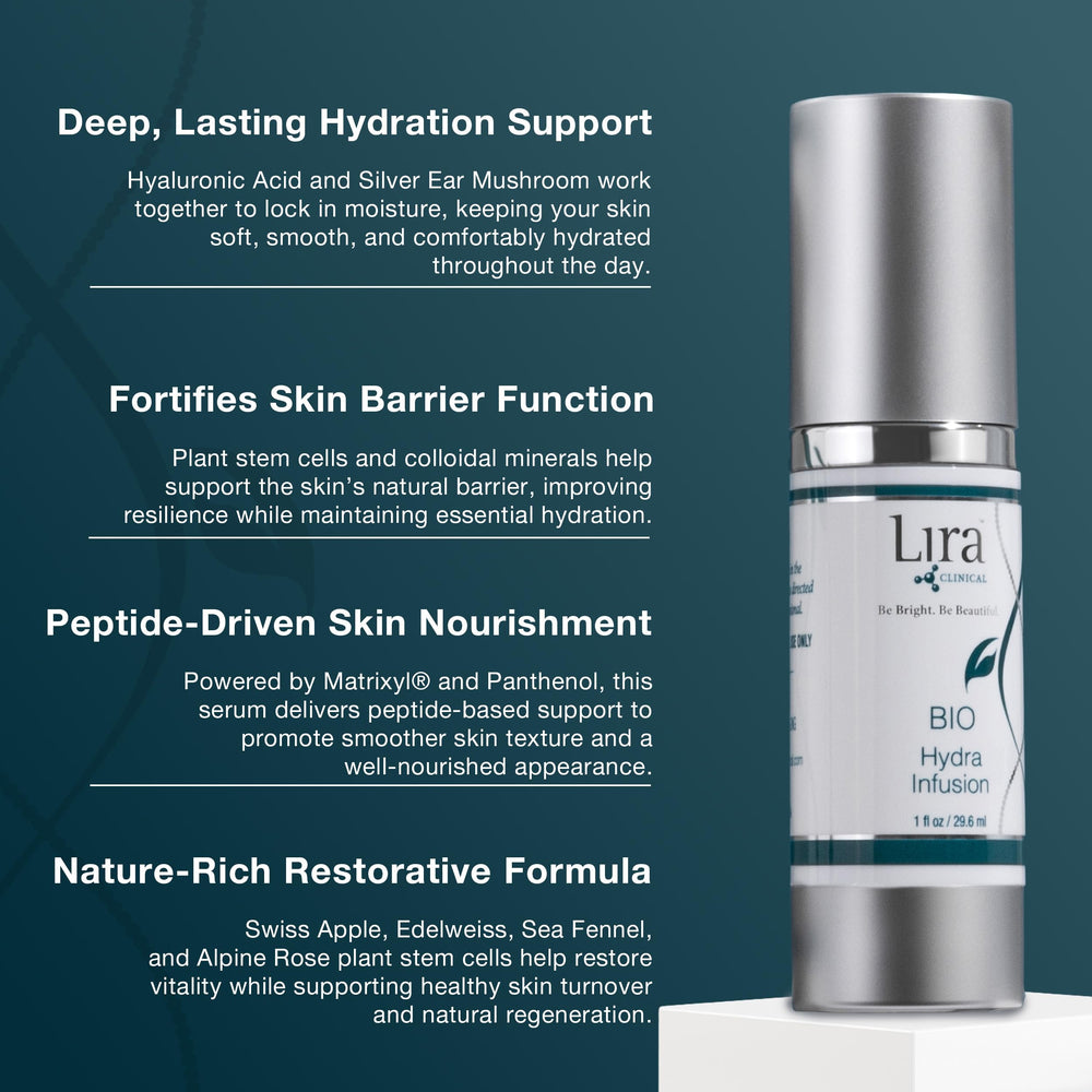 Lira Clinical BIO Hydra Infusion: textura ligera y no grasa.