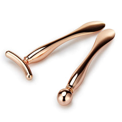 LISAPACK conjunto de aplicadores para ojos en rosado-oro para cuidado diario.