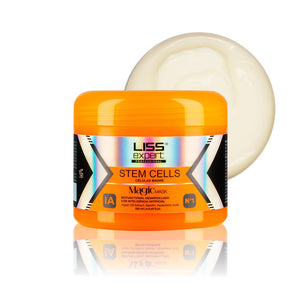 Liss Expert Stem Cells Magic Hair Mask, botella elegante para peinado suave diario.