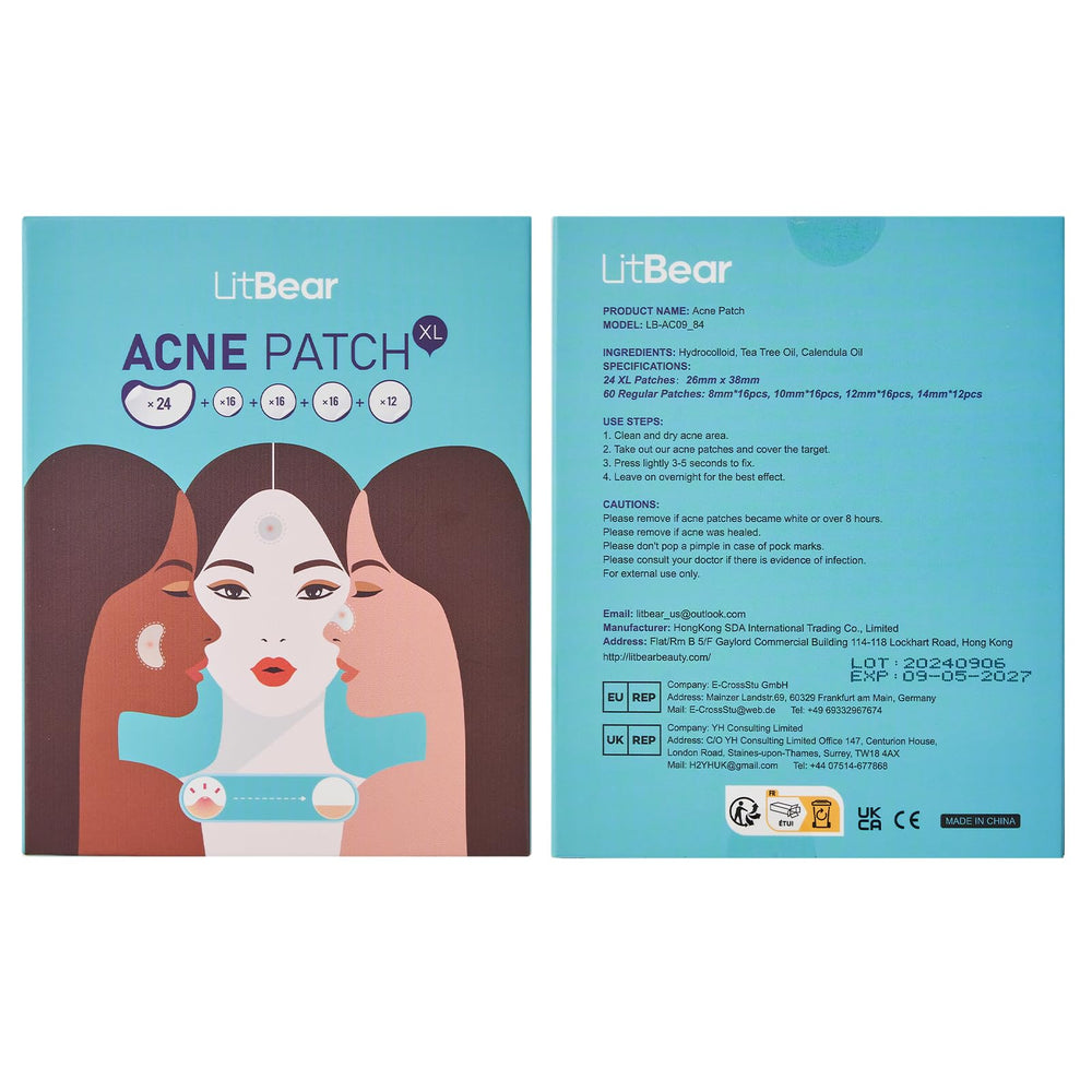 Aplicación de parches LitBear, fácil de colocar y mantener adheridos