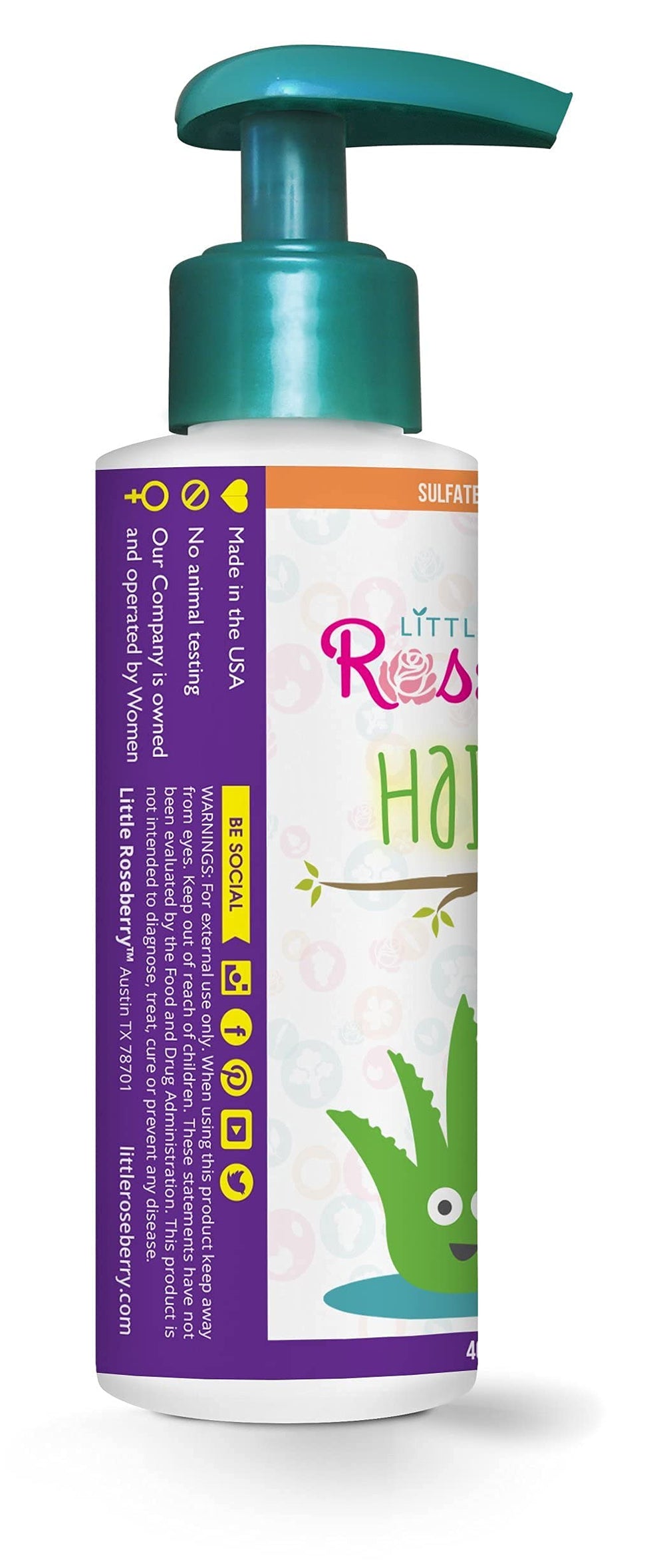 Sin fragancia, gel Little Roseberry ideal para piel sensible.