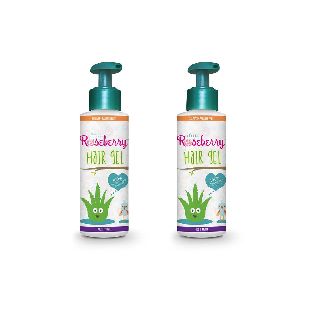 Little Roseberry paquete de gel para cabello de niños con dos geles, fijación suave.