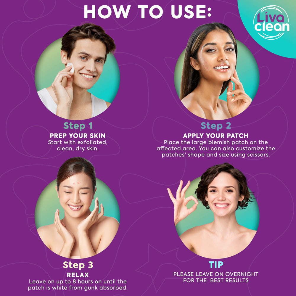 Parche grande LivaClean en espinilla para protección y limpieza de la zona.