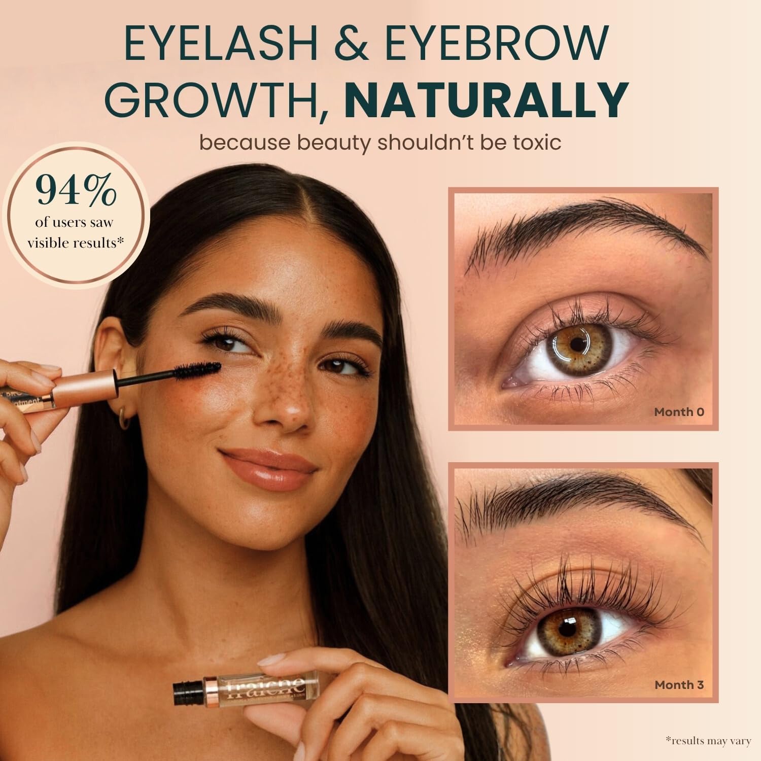 Live Fraiche aceite de ricino para cejas, definición y relleno.