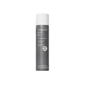 Living Proof Perfect Hair Day, botella, muestra la protección térmica para el peinado
