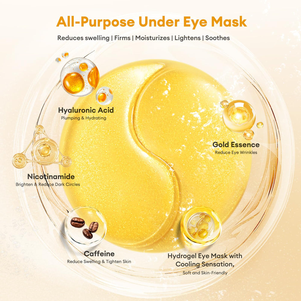 Parches LJ KuKu Lady con cafeína para revitalizar la mirada.