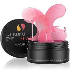 Parches LJ KuKu Lady ojos oro rosado para revitalizar la mirada y reducir hinchazón.