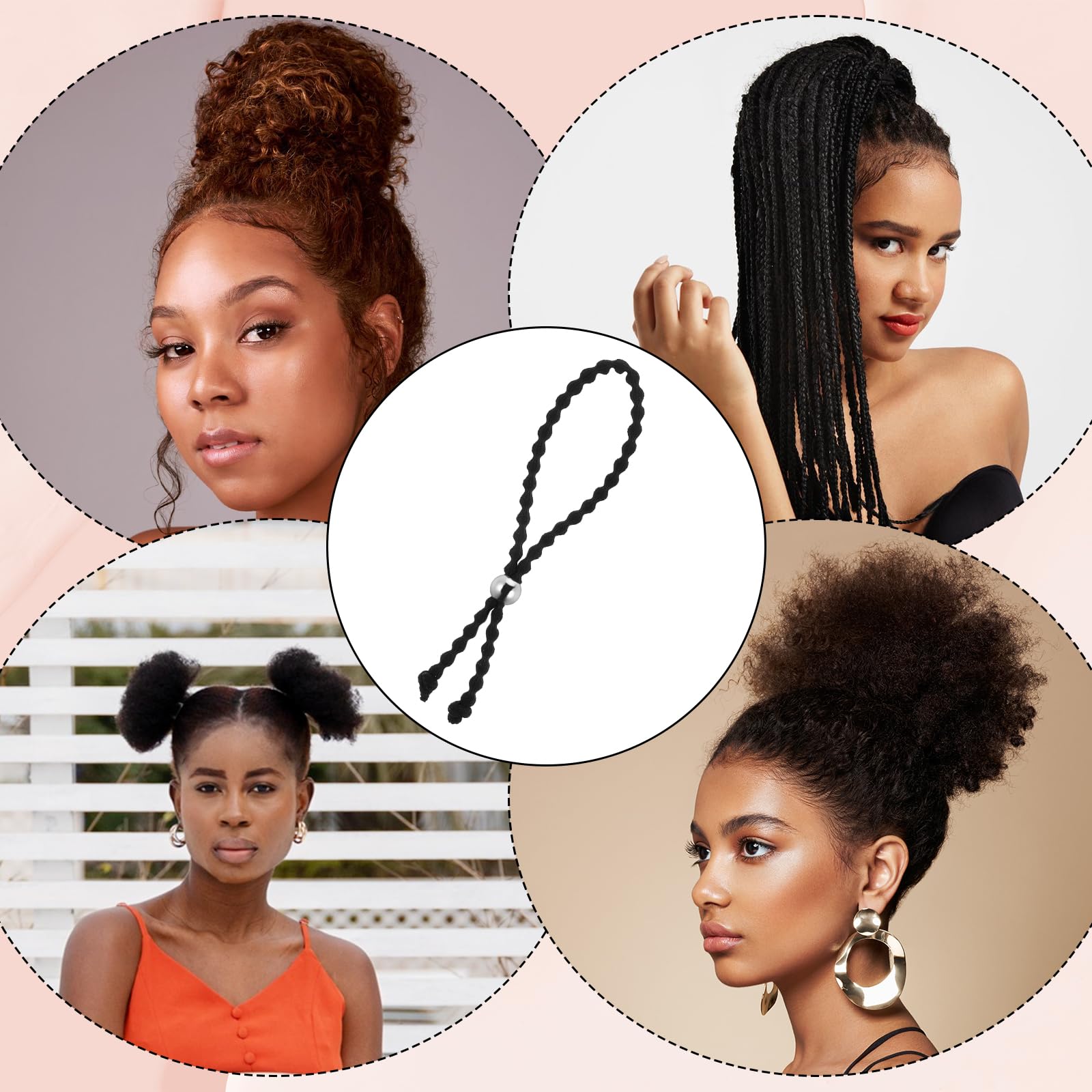 LLOUSSAK diseño para trenzas y rizos, sujeción estable para looks voluminosos.