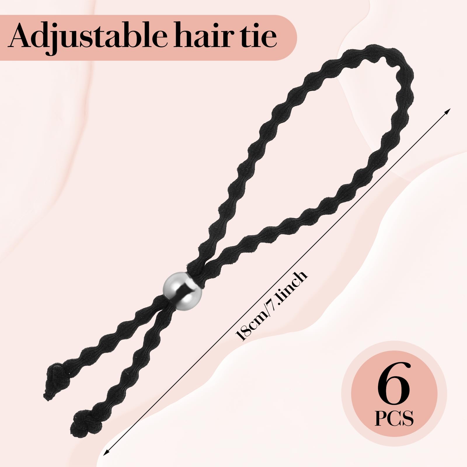 LLOUSSAK gancho metálico ajustable para una sujeción precisa sin dañar el cabello.