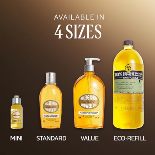 L'Occitane Aceite de Ducha de Almendra, fragancia suave durante la ducha.