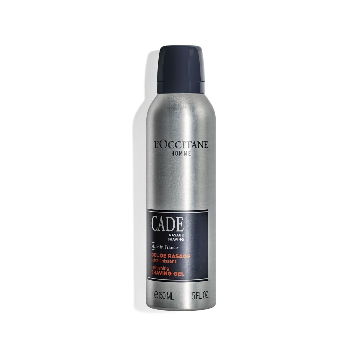 L'Occitane Cade gel de afeitado, bote, ofrece espuma suave para un afeitado cómodo.
