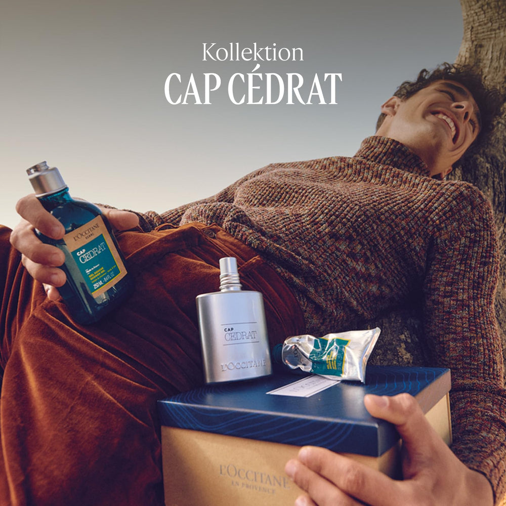 Uso diario del gel Cap Cédrat, piel y cabello limpios y revitalizados.