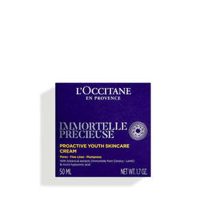 Crema L'OCCITANE Immortelle Precious en bote de 50 ml para hidratación suave
