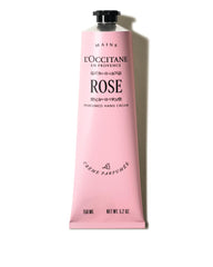 L'Occitane Rose crema de manos 5-20 oz en envase, hidratación duradera.