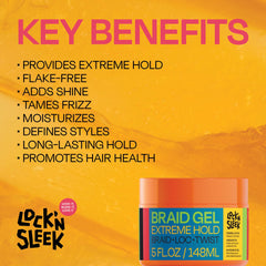 Brillo intenso de Lock'N Sleek para un acabado liso y pulido