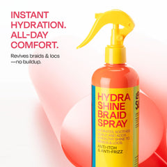 Hydra Shine aporta brillo natural a trenzas y estilos.