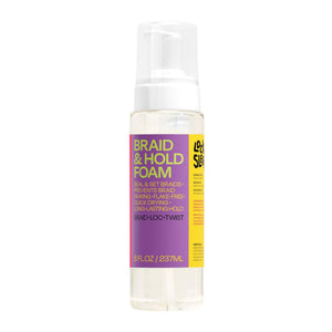 LOCK'N SLEEK Braid Foam aplicación en raíces para un peinado duradero