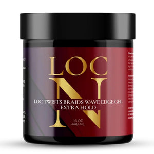 LOCN gel control de bordes para locs y trenzas, fijación duradera