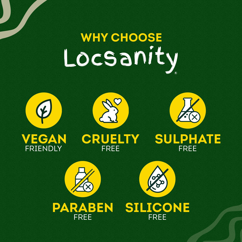 Locsanity aroma floral de rosas y menta perfuma ligeramente mientras hidratas