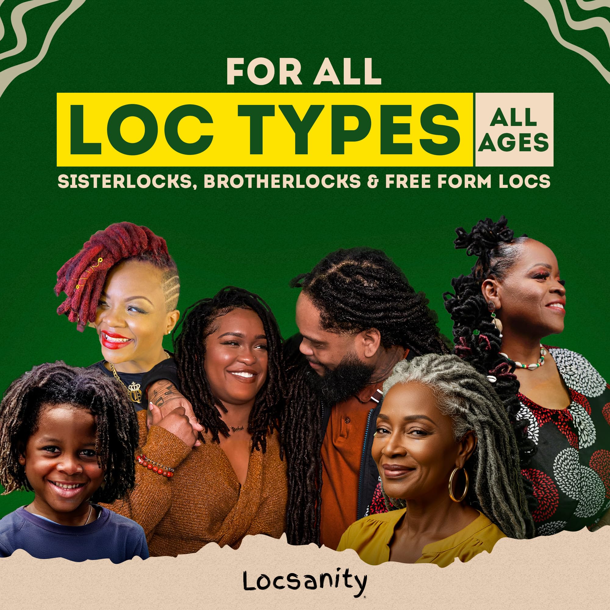 Locsanity uso diario para locs rizados y lisos con spray suave que no deja residuos