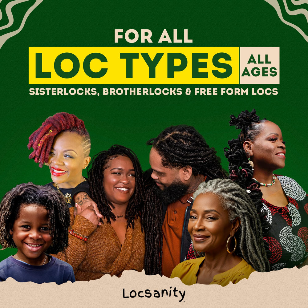 Locsanity uso diario para locs rizados y lisos con spray suave que no deja residuos