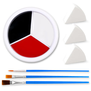 LOKFAR pintura roja para rostro y cuerpo, efecto vibrante y duradero.