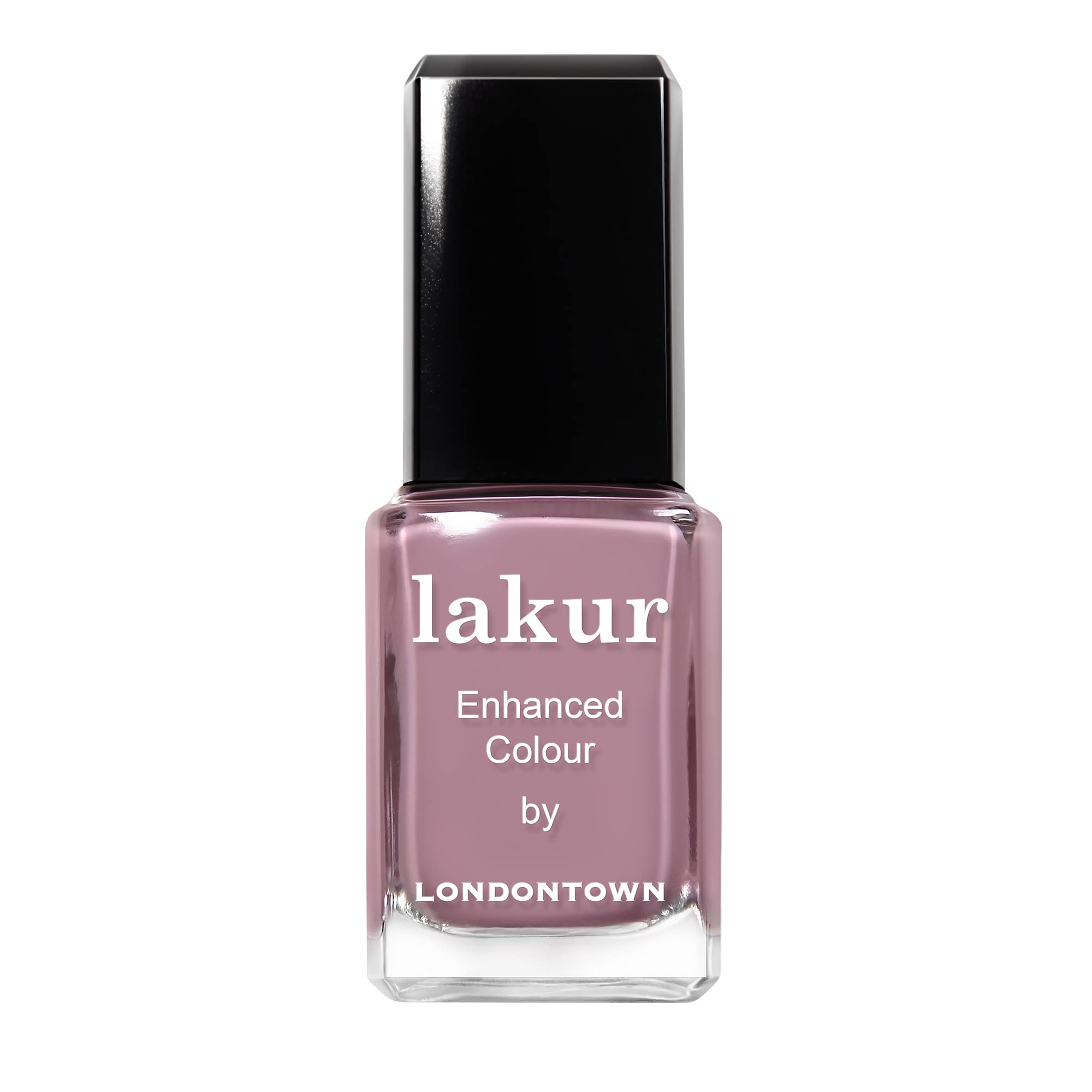 LONDONTOWN Lakur rosa polvo, acabado brillante para uñas.