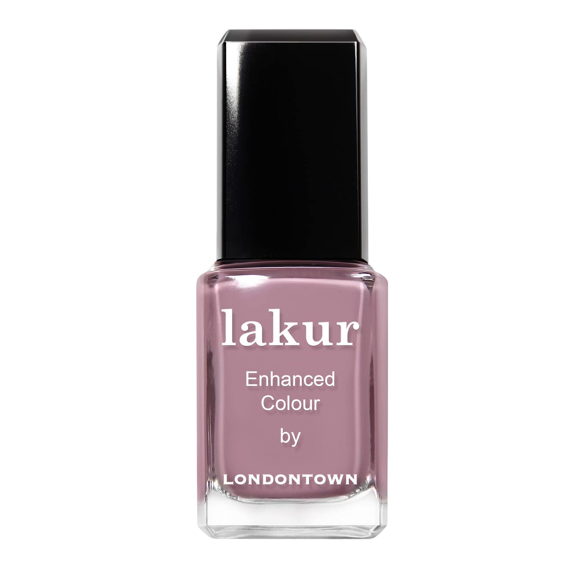 LONDONTOWN Lakur rosa polvo, acabado brillante para uñas.