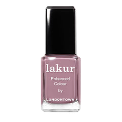 LONDONTOWN Lakur rosa polvo, acabado brillante para uñas.
