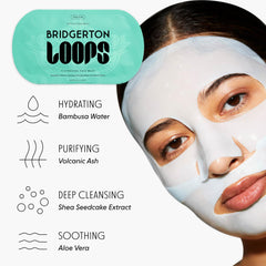 LOOPS mascarilla hidratante para piel con doble enfoque, sensación fresca y calmante.