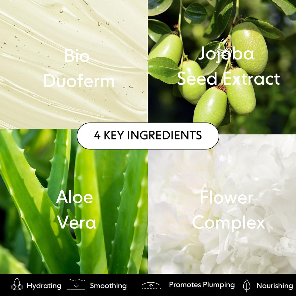 LOOPS ingredientes aloe y jojoba: cuidado nutritivo para labios sensibles.