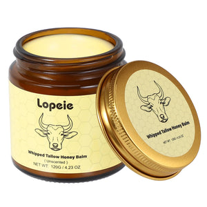 Lopeie sebo de res crema envase: hidratación profunda para piel seca.