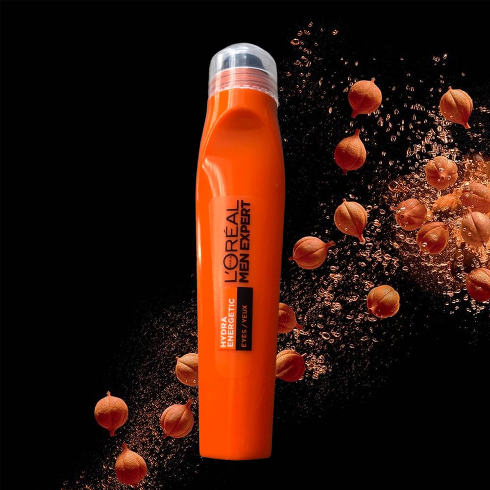 Aplicación suave con rodillo del Hydra Energetic Eye Roll-On para revitalizar la zona de ojos.