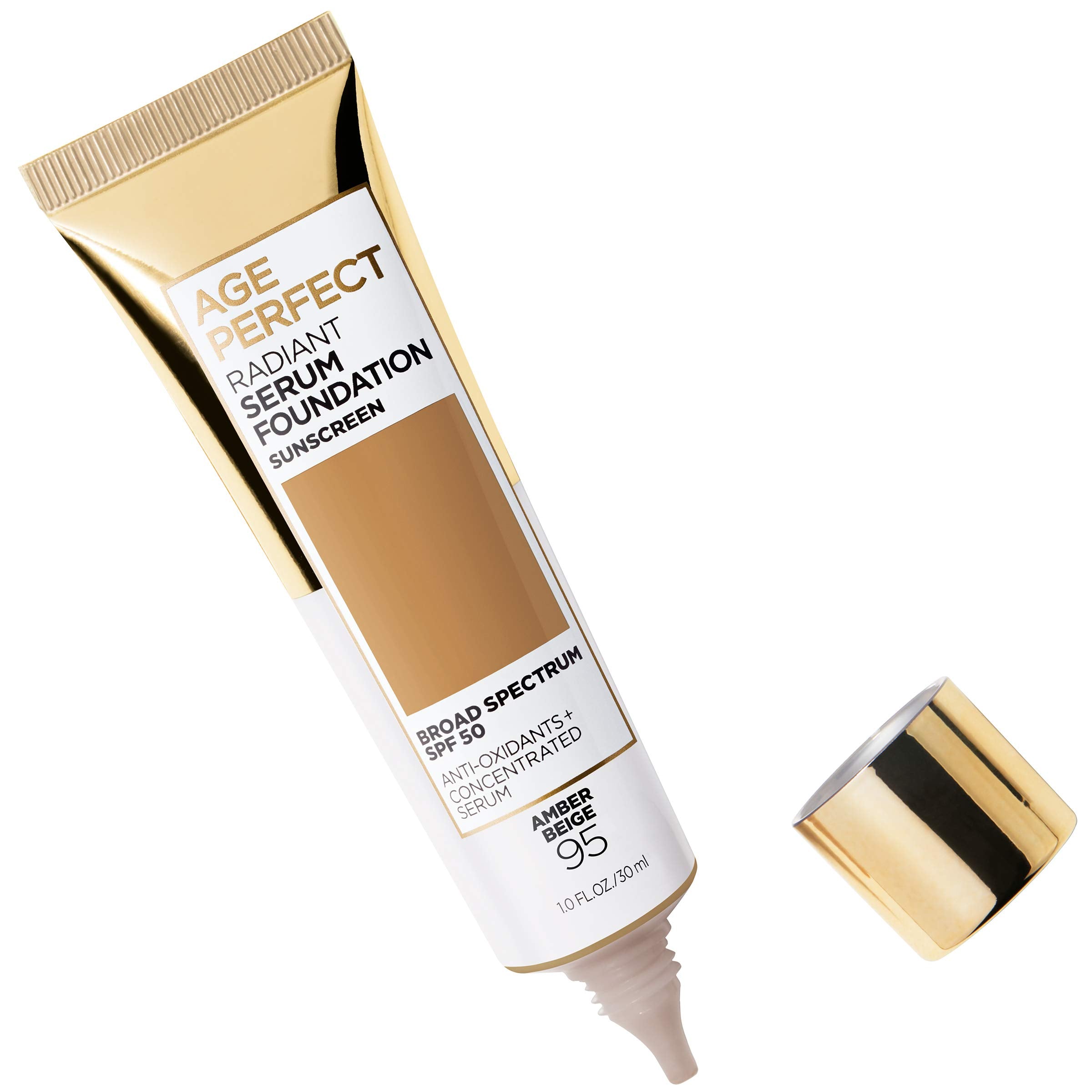 L'Oreal Paris Age Perfect muestra cobertura natural con acabado suave para piel sensible.