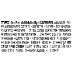 L'Oreal Paris Brilliant Eyes, textura líquida ligera para párpados cómodos