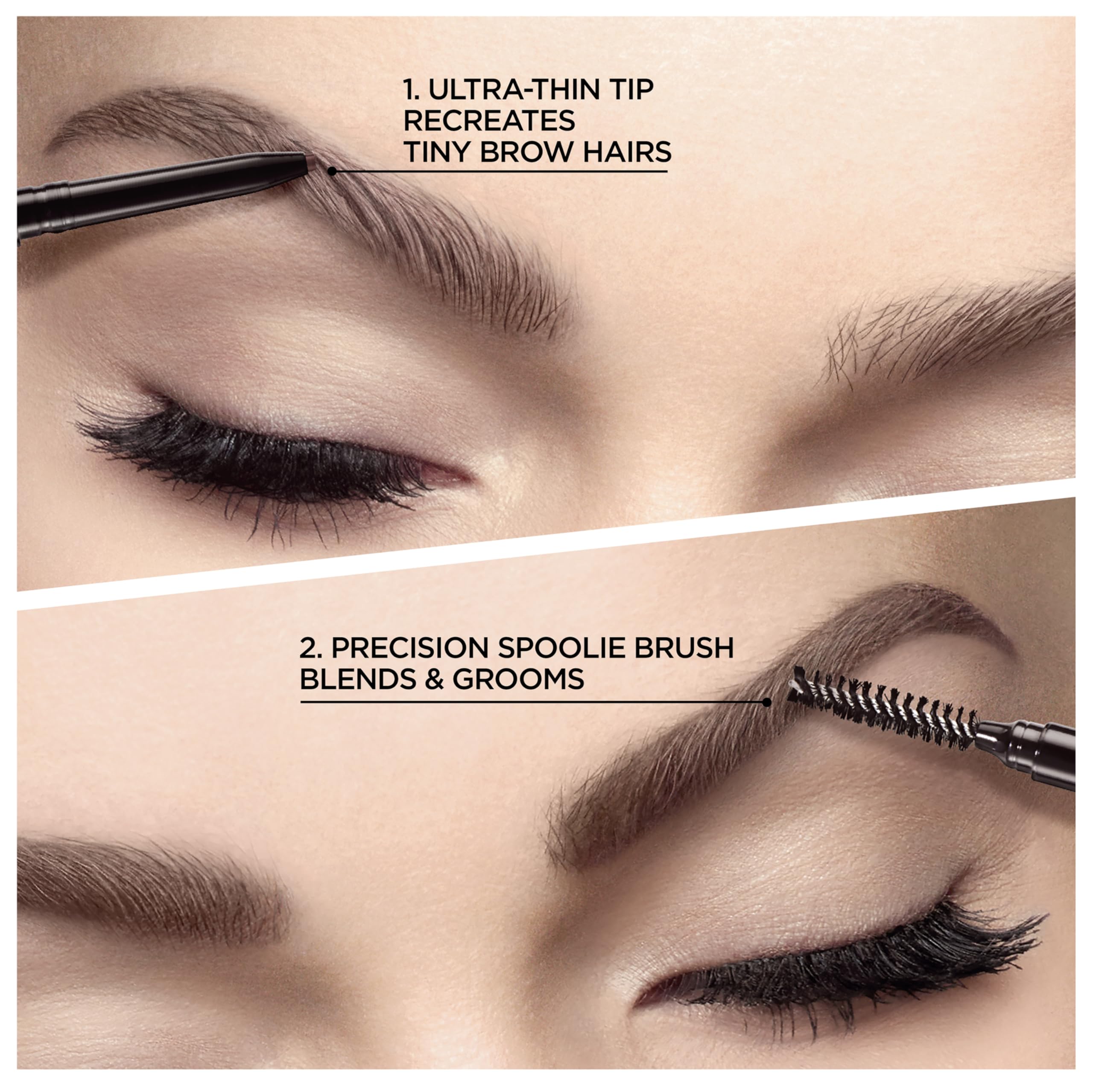 Delineador de cejas ultra fino de L'Oreal Paris para trazo preciso.