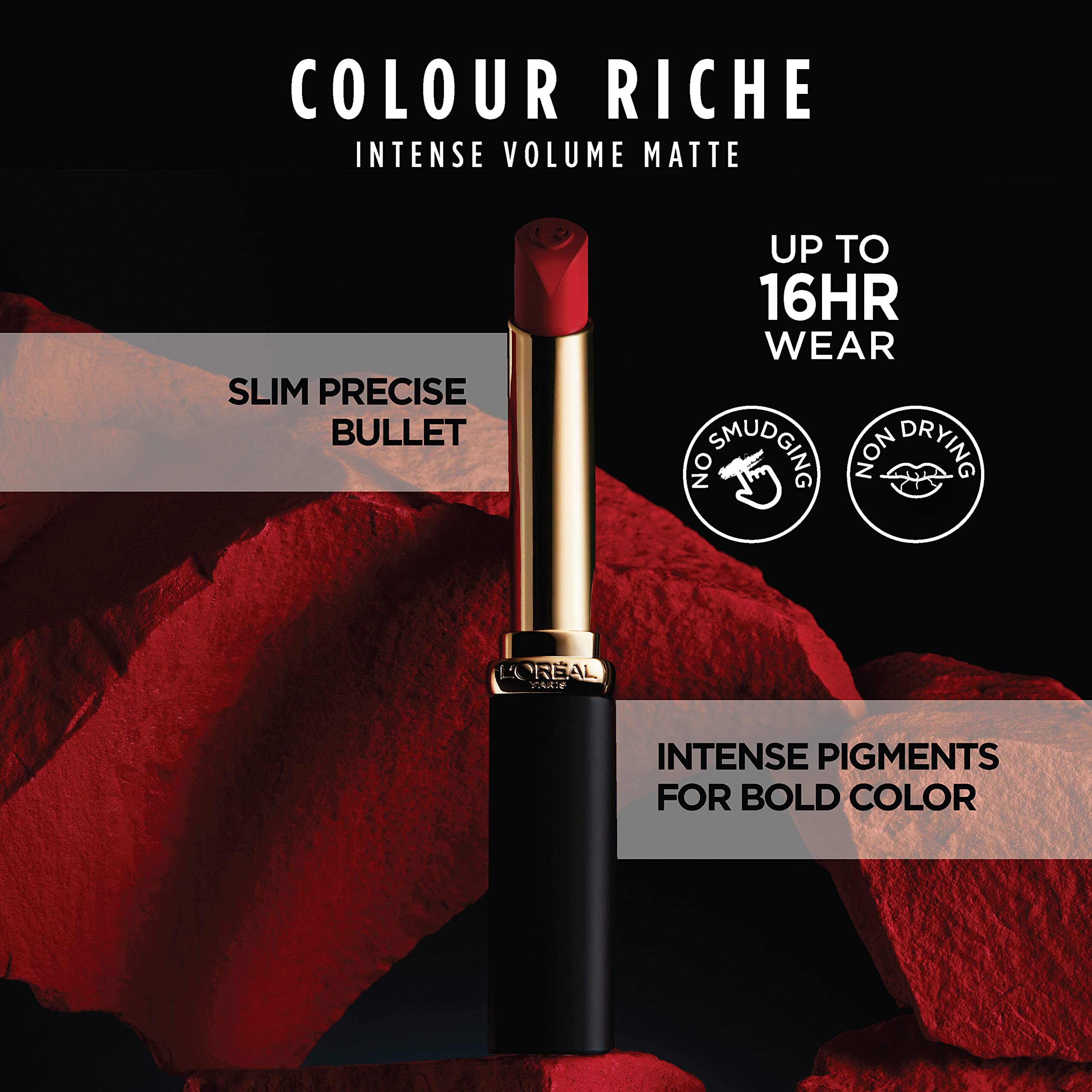 L’Oréal Paris Colour Riche Matte: labios llenos y cómodos gracias a la hidratación con ácido hialurónico.