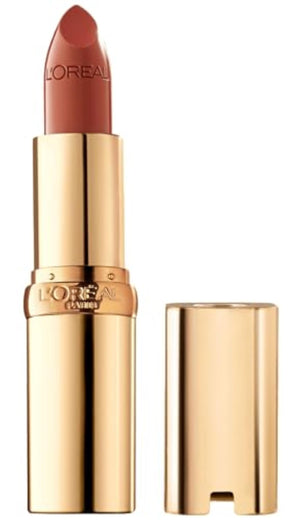 Barra labial Color Riche de L’Oréal Paris con argán para hidratación suave.