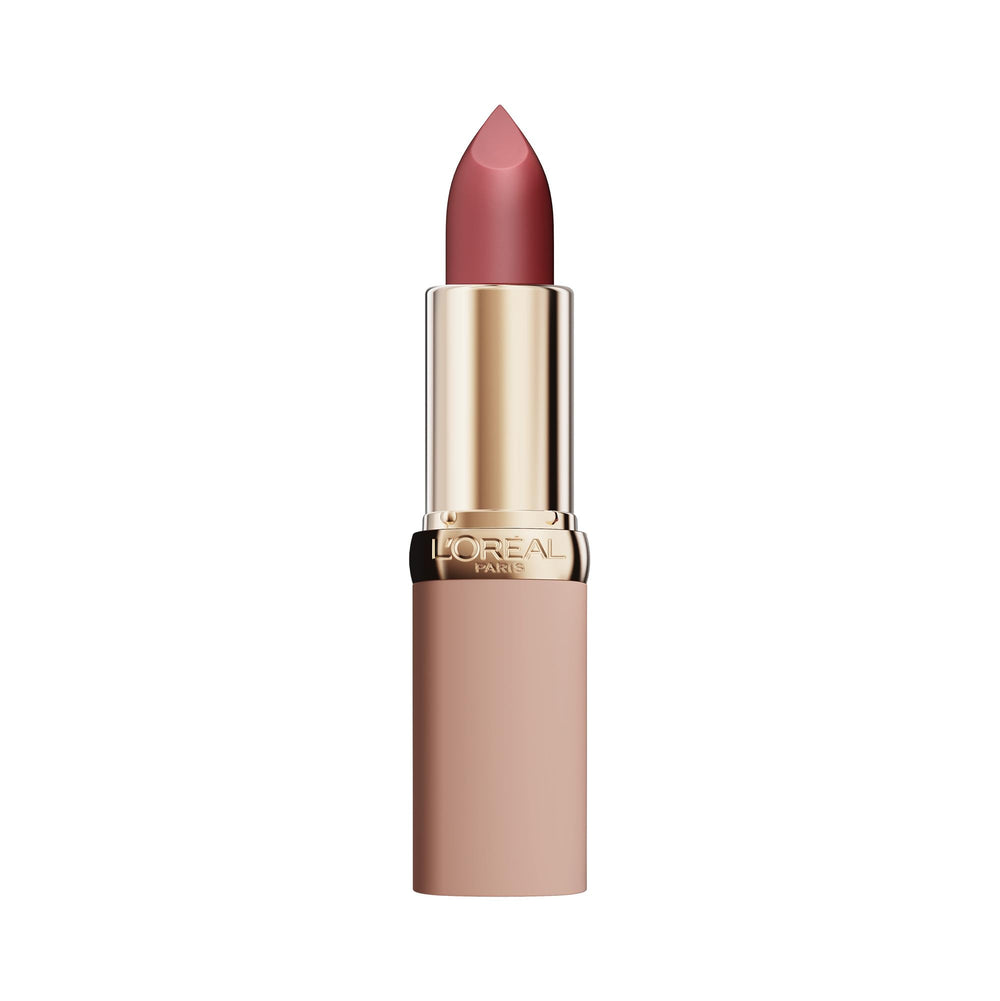 La barra L'Oreal Paris Colour Riche Blurred Matte en empaque compacto, ideal para viaje
