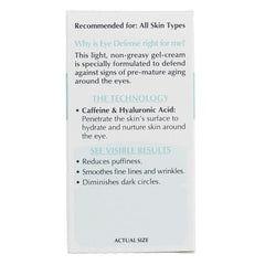 Textura fresca del gel defensor ocular para contorno de ojos