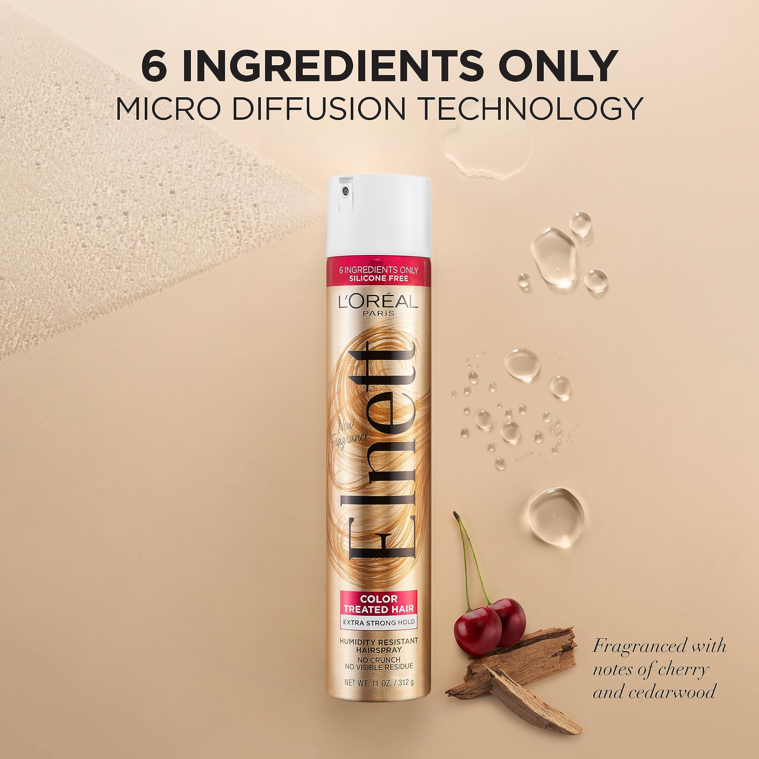 L’Oréal Paris Elnett Satin: acabado satinado para looks de diario.