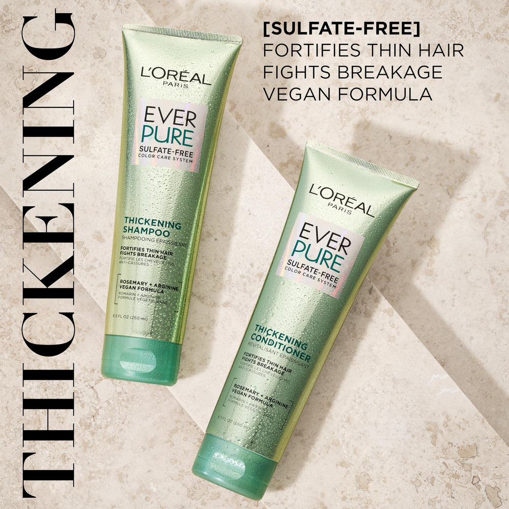 L'Oreal Paris EverPure champú para cabello fino fortalece la fibra capilar
