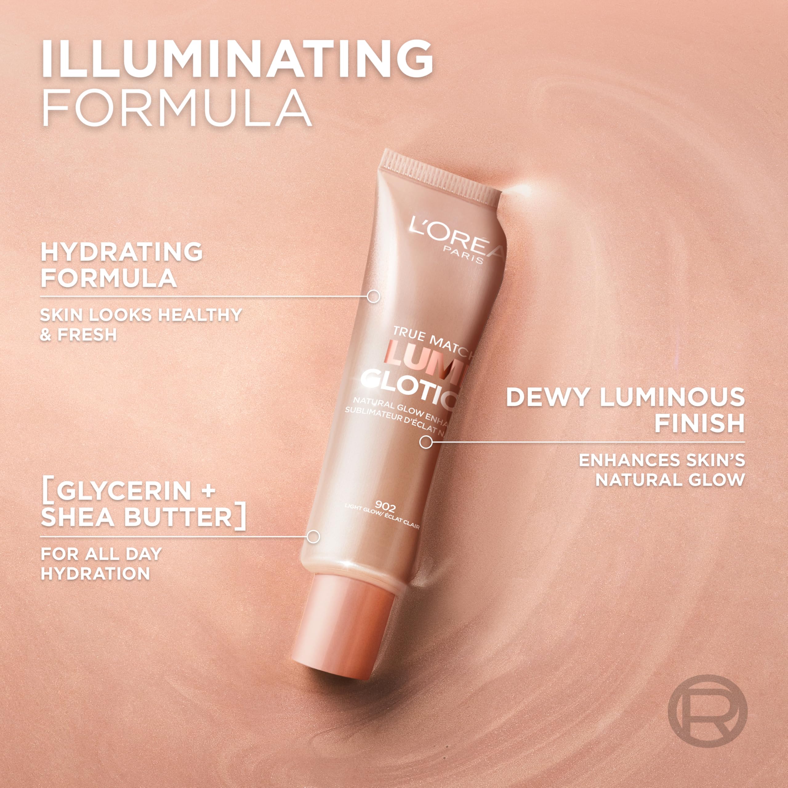 L'Oreal Paris Gotas Bronceadoras para rostro y cuello con hidratación.